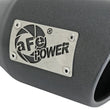 Load image into Gallery viewer, aFe MACH Force-Xp 3in 304 SS Metallic Black Exhaust Tip 3in In x 4-1/2in Out x 9in L Clamp-On Right - Additional View 5