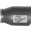 Load image into Gallery viewer, aFe MACH Force-Xp 3in 304 SS Metallic Black Exhaust Tip 3in In x 4-1/2in Out x 9in L Clamp-On Right - Additional View 6