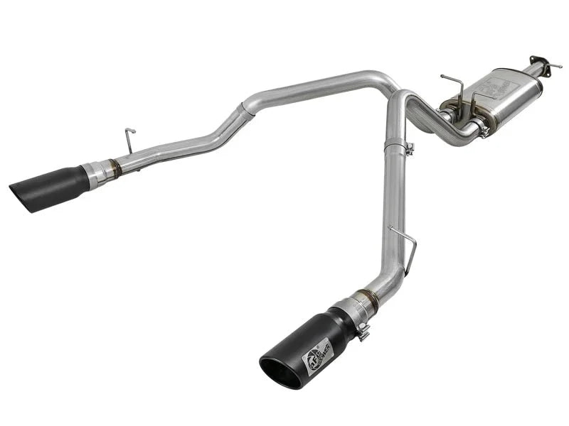 aFe MACH Force-Xp 3in 409 SS Cat-Back Exhaust 2019 RAM 1500 V8-5.7L w/ Black Tip - Main Product View