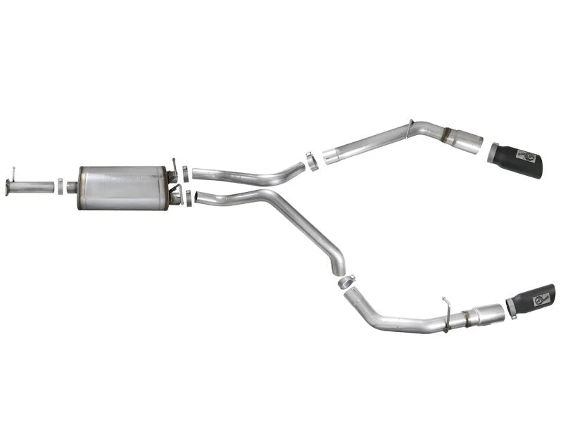 aFe MACH Force-Xp 3in 409 SS Cat-Back Exhaust 2019 RAM 1500 V8-5.7L w/ Black Tip - Additional View 7
