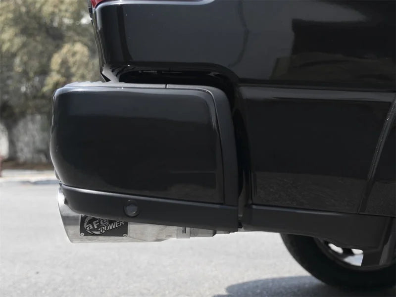 aFe MACH Force-Xp 3in 409 SS Cat-Back Exhaust 2019 RAM 1500 V8-5.7L w/ Polished Tip - Back View