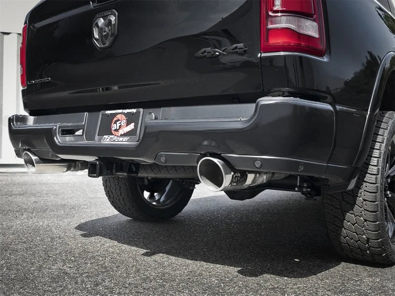 aFe MACH Force-Xp 3in 409 SS Cat-Back Exhaust 2019 RAM 1500 V8-5.7L w/ Polished Tip - Installation View