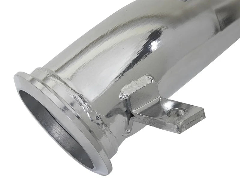 aFe MACH Force-Xp 3in 409 Stainless Steel Down-Pipe 11-15 GM Diesel Trucks LML V8 6.6L (td) - Additional View 6