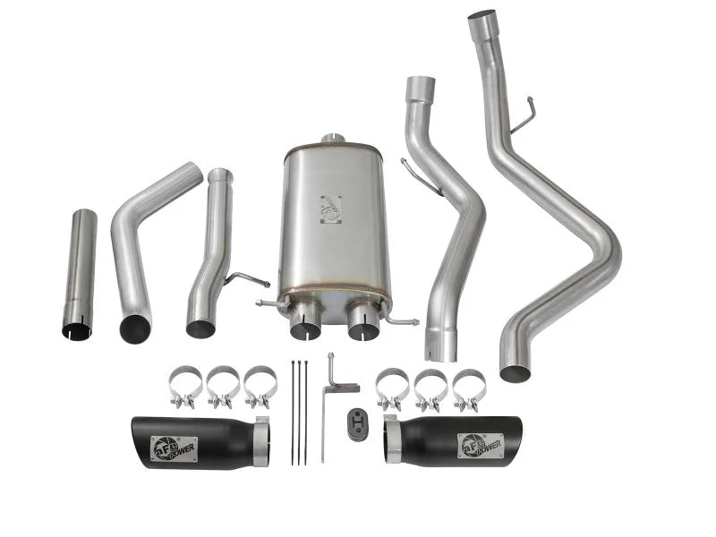 aFe MACH Force-Xp 3in CB SS Dual Exhaust w/Black Tips 09-16 GM Silverado/Sierra 4.3L/4.8L/5.3L - Additional View 7