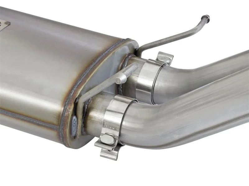 aFe MACH Force-Xp 3in CB SS Dual Exhaust w/Polished Tips 09-16 GM Silverado/Sierra 4.3L/4.8L/5.3L - Installation View