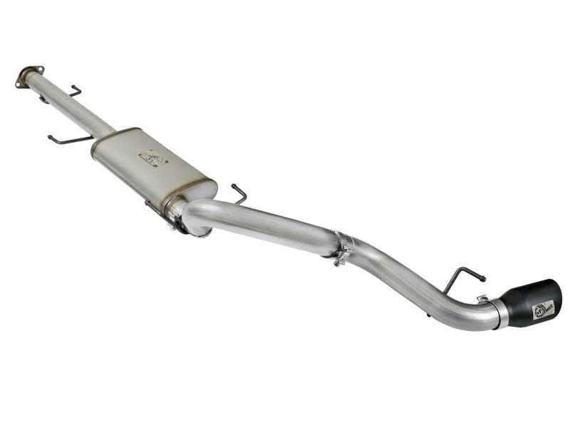 aFe MACH Force Xp 3in SS Cat-Back Single Side Exit Exhaust w/Black Tips 07-14 Toyota FJ Cruiser - Back View