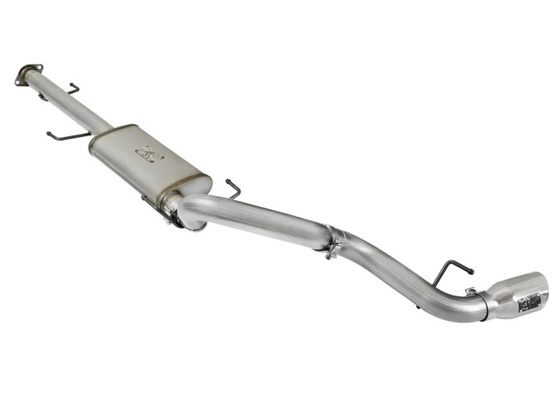 aFe MACH Force Xp 3in SS Cat-Back Single Side Exit Exhaust w/Polished Tips 07-14 Toyota FJ Cruiser - Back View