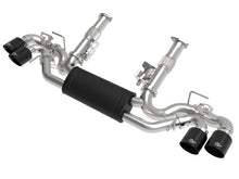 Load image into Gallery viewer, aFe MACH Force-Xp 3in to 2-1/2in 304SS Cat-Back 2020 Chevy Corvette (C8) 6.2L - Black Tip - Main Product View