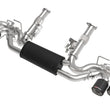 Load image into Gallery viewer, aFe MACH Force-Xp 3in to 2-1/2in 304SS Cat-Back 2020 Chevy Corvette (C8) 6.2L - Carbon Fiber Tip - Main Product View