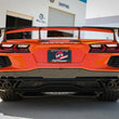 Load image into Gallery viewer, aFe MACH Force-Xp 3in to 2-1/2in 304SS Cat-Back 2020 Chevy Corvette (C8) 6.2L - Carbon Fiber Tip - Back View