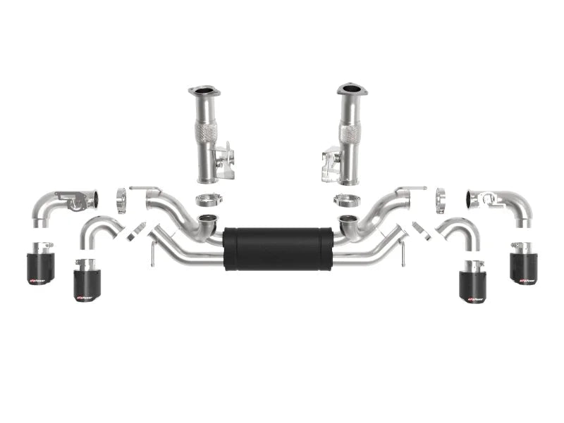 aFe MACH Force-Xp 3in to 2-1/2in 304SS Cat-Back 2020 Chevy Corvette (C8) 6.2L - Carbon Fiber Tip - Additional View 8
