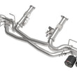 Load image into Gallery viewer, aFe MACH Force-Xp 3in to 2-1/2in 304SS Cat-Back (No Muff.) 2020 Chevy Corvette 6.2L - Carbon Tip - Main Product View