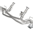 Load image into Gallery viewer, aFe MACH Force-Xp 3in to 2-1/2in 304SS Cat-Back (No Muff.) 2020 Chevy Corvette 6.2L- Polished Tip - Main Product View