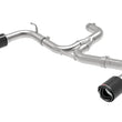 Load image into Gallery viewer, aFe MACH Force-Xp 3in to 2-1/2in Stainless Steel Axle-Back Exhaust Carbon - 15-17 Volkswagen GTI - Main Product View