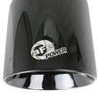 Load image into Gallery viewer, aFe MACH Force-Xp 409 SS Clamp-On Exhaust Tip 2.5in. Inlet / 4.5in. Outlet / 9in. L - Black - Additional View 6