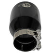 Load image into Gallery viewer, aFe MACH Force-Xp 409 SS Clamp-On Exhaust Tip 2.5in. Inlet / 4in. Outlet / 6in. L - Black - Additional View 6