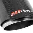 Load image into Gallery viewer, aFe MACH Force-Xp 409 SS Clamp-On Exhaust Tip 2.5in. Inlet / 4in. Outlet / 7in. L - Carbon - Additional View 7