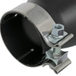 Load image into Gallery viewer, aFe MACH Force-Xp 409 SS Exhaust Tip Black (Left Side) 3in In x 4-1/2in Out x 9in L Clamp-On - Installation View