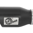 Load image into Gallery viewer, aFe MACH Force-Xp 409 SS Exhaust Tip Black (Left Side) 3in In x 4-1/2in Out x 9in L Clamp-On - Additional View 6