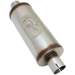 Load image into Gallery viewer, aFe MACH Force-Xp 409 SS Muffler 2-1/2in Center/Center 14in L X 6in Dia - Round Body - Back View