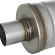 Load image into Gallery viewer, aFe MACH Force-Xp 409 SS Muffler 2.5in Center/Center 18in L x 6in Dia - Round Body - Installation View