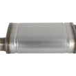 Load image into Gallery viewer, aFe MACH Force-Xp 409 SS Muffler 2.5in Offset Inlet/2.5in Offset Outlet 14in L x 9in W x 4in H Body - Back View