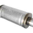 Load image into Gallery viewer, aFe MACH Force-Xp 409 SS Muffler 3in Center/Center 14in L x 6in Dia - Round Body - Main Product View