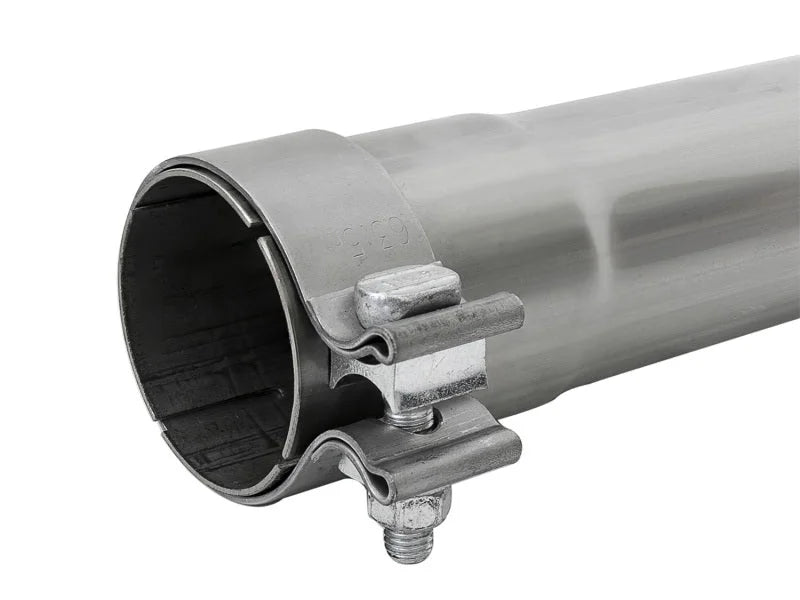 aFe MACH Force-Xp 409 SS Muffler Pipe 2.5in. Inlet/Outlet / 14in. Body / 20in. Length - Additional View 5