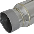 Load image into Gallery viewer, aFe MACH Force-Xp 409 SS Resonator 3in. Inlet/Outlet / 4in. Diameter / 12in. Body / 16in. Length - Side View