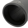 Load image into Gallery viewer, aFe MACH Force-Xp 409 Stainless Steel Clamp-on Exhaust Tip 3in Inlet 4in Outlet - Black - Detail View