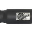 Load image into Gallery viewer, aFe MACH Force-Xp 409 Stainless Steel Exhaust Tip 3.5 In x 4.5in Out x 12in L Clamp-On - Additional View 6
