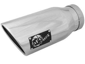 aFe MACH Force-Xp 5in Inlet x 7in Outlet x 15in length 304 Stainless Steel Exhaust Tip - Main Product View
