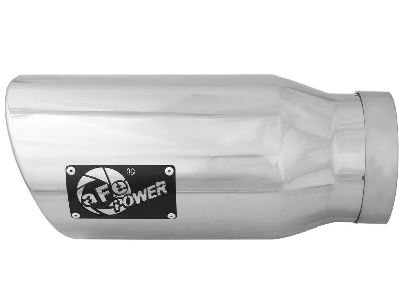 aFe MACH Force-Xp 5in Inlet x 7in Outlet x 15in length 304 Stainless Steel Exhaust Tip - Additional View 6