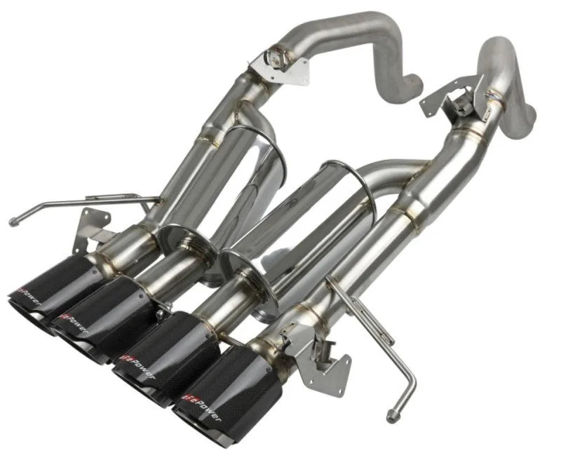 aFe MACH Force-Xp Axle-Back Exhaust System w/ Carbon Fiber Tips Chevrolet Corvette (C7) 14-19 6.2L - Additional View 6