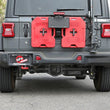 Load image into Gallery viewer, aFe MACH Force-Xp Axle-Back Exhaust System w/Black Tip 18-20 Jeep Wrangler L4-2.0T / V6-3.6L - Installation View