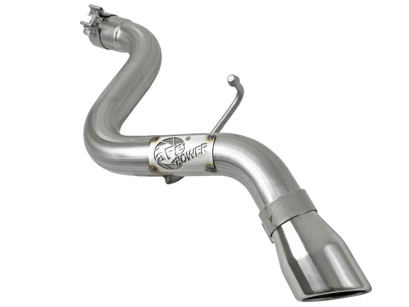 aFe MACH Force-Xp Axle-Back Exhaust System w/Polished Tip 18-20 Jeep Wrangler L4-2.0T / V6-3.6L - Main Product View