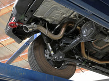 Load image into Gallery viewer, aFe MACH Force-Xp Axle-Back Exhaust System w/Polished Tip 18-20 Jeep Wrangler L4-2.0T / V6-3.6L - Side View