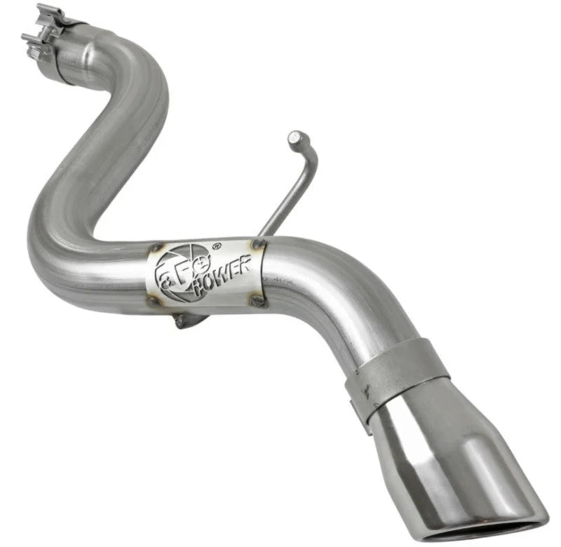 aFe MACH Force-Xp Axle-Back Exhaust System w/Polished Tip 18-20 Jeep Wrangler L4-2.0T / V6-3.6L - Additional View 7