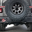 Load image into Gallery viewer, aFe MACH Force-Xp Axle-Back Hi-Tuck Exhaust System w/Black Tip 18-19 Jeep Wrangler (JL) V6 3.6L - Side View