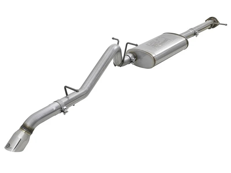 aFe MACH Force-Xp Hi-Tuck 3in. 409 SS C/B Exhaust 15-18 GM Colorado L4-2.5L/V6-3.6L - Polished Tip - Main Product View