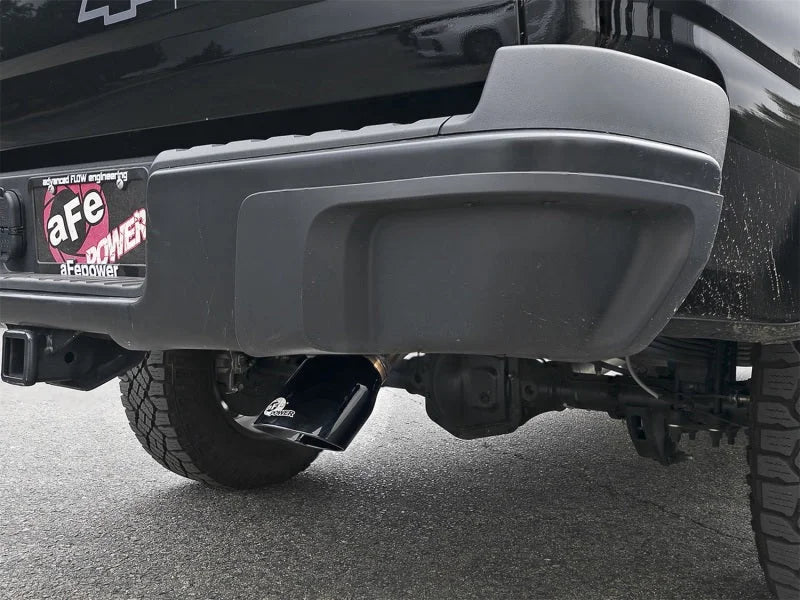 aFe MACH Force-Xp Hi-Tuck 3in. 409 SS C/B Exhaust 15-18 GM Colorado/Canyon L4-2.5L/V6-3.6L - Blk Tip - Installation View