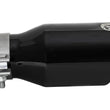 Load image into Gallery viewer, aFe MACH Force-Xp Univ 304 SS Double-Wall Clamp-On Exhaust Tip - Black - 3in Inlet - 4.5in Outlet - Installation View