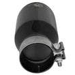 Load image into Gallery viewer, aFe MACH Force-Xp Univ 304 SS Double-Wall Clamp-On Exhaust Tip - Black - 3in Inlet - 4.5in Outlet - Additional View 5