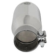 Load image into Gallery viewer, aFe MACH Force-Xp Univ 304 SS Double-Wall Clamp-On Exhaust Tip - Polished - 3in Inlet - 4.5in Outlet - Additional View 6