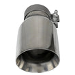 Load image into Gallery viewer, aFe MACH Force-Xp Univ 304 SS Double-Wall Clamp-On Exhaust Tip - Polished - 3in Inlet - 4.5in Outlet - Additional View 5
