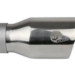 Load image into Gallery viewer, aFe MACH Force-Xp Univ 304 SS Double-Wall Clamp-On Exhaust Tip - Polished - 3in Inlet - 4.5in Outlet - Additional View 6