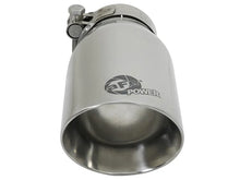 Load image into Gallery viewer, aFe MACH Force-Xp Universal 304 SS Single-Wall Clamp-On Exhaust Tip - Polished - Side View