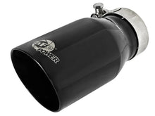 Load image into Gallery viewer, aFe MACH Force-Xp Universal 409 SS Single-Wall Clamp-On Exhaust Tip - Black - Main Product View