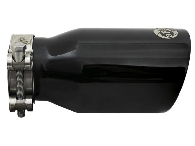 aFe MACH Force-Xp Universal 409 SS Single-Wall Clamp-On Exhaust Tip - Black - Additional View 6