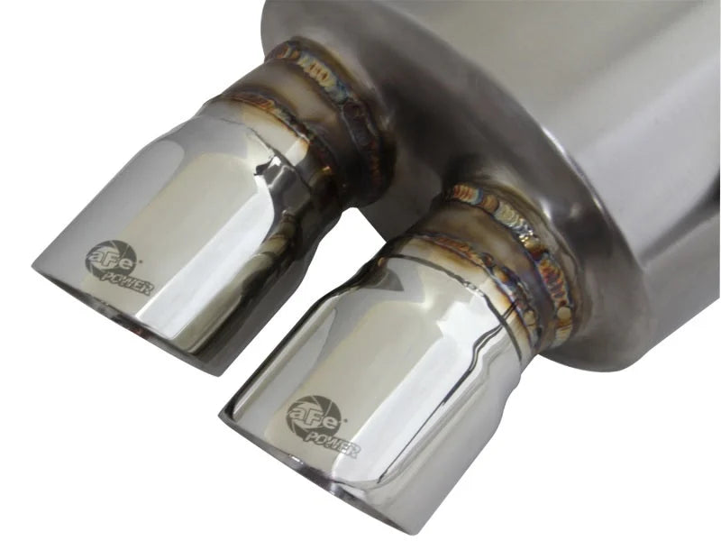 aFe MACHForce Exhaust Cat-Back SS-304 w/ Polished Tips 07-13 BMW 328i (E92/93) L6 3.0L Non-Turbo - Additional View 6